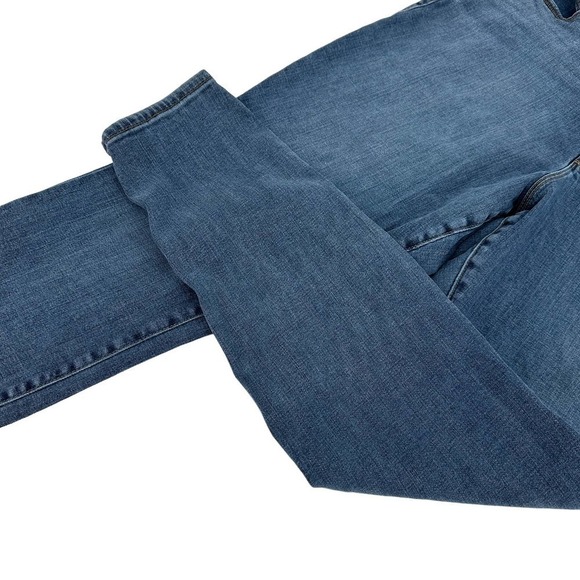 Good American Womens Good Skinny Legs Crop Jeans Denim Light Wash Blue Size 18 - Picture 4 of 12